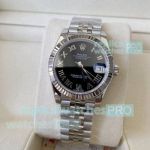 Swiss Clone A+ Rolex 31mm Datejust Black Dial 2824 Automatic Watch 